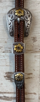 Floral Buckle antik/gold